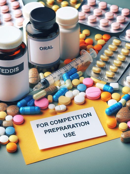 Esteroides orales para preparación de competencia