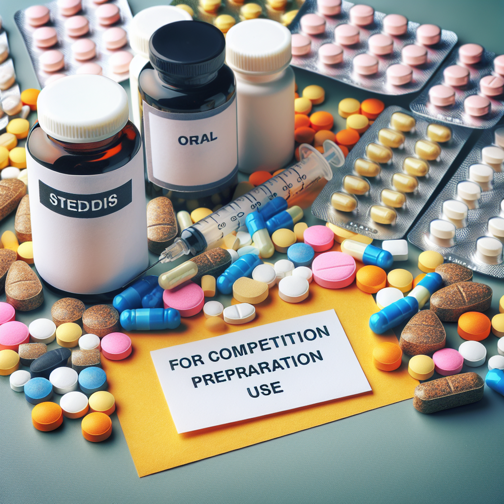 Esteroides orales para preparación de competencia