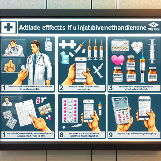 Qué hacer si aparecen efectos adversos con Methandienone inyectables