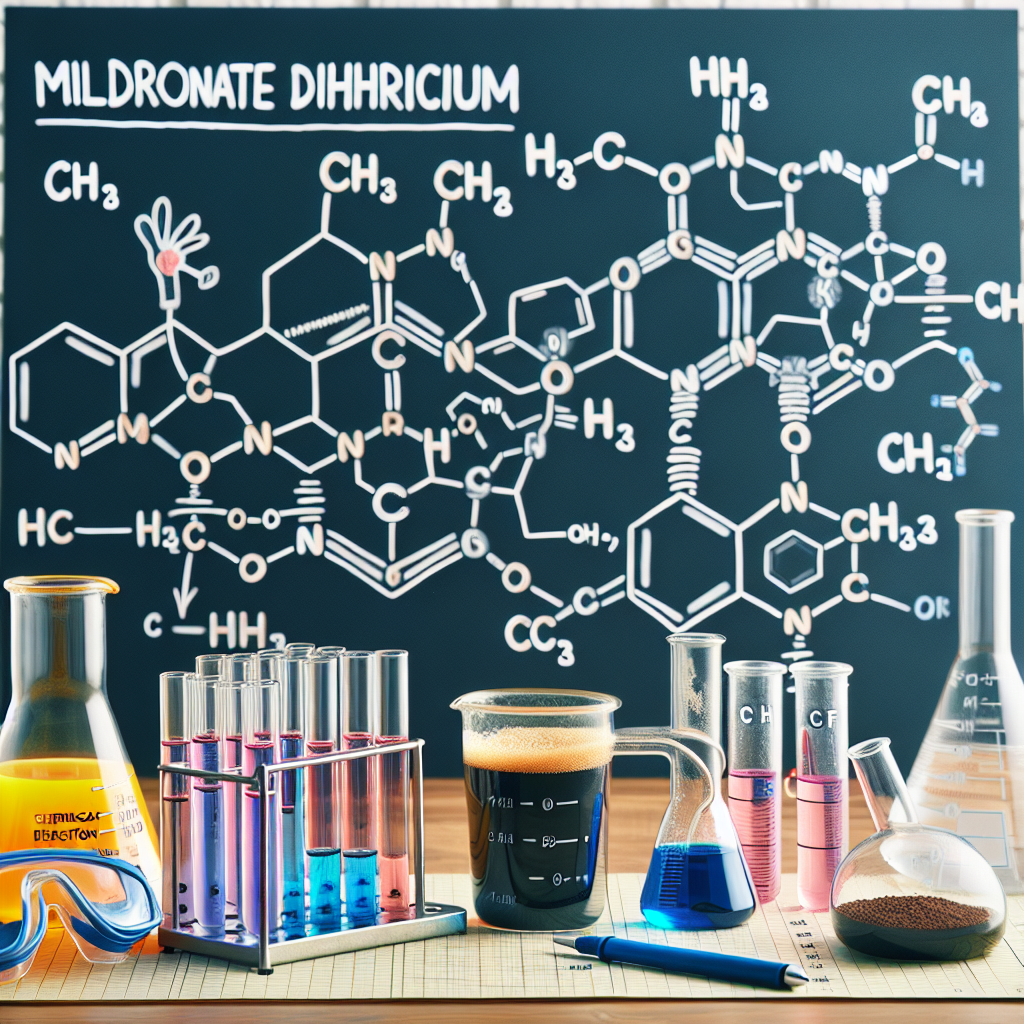 ¿Qué pasa al mezclar Mildronate Dihydricume con cafeína?