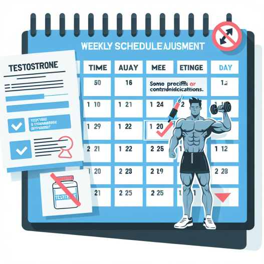 Cómo ajustar tu split semanal al usar Testosterona