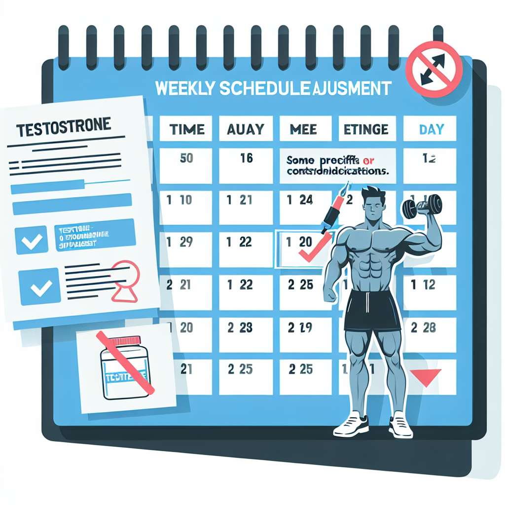 Cómo ajustar tu split semanal al usar Testosterona