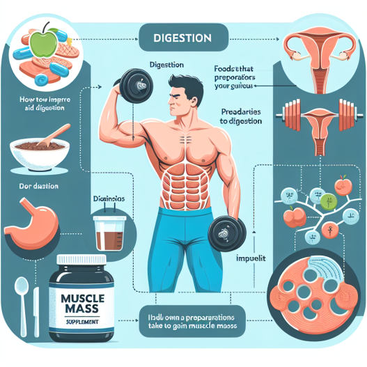 Cómo mejorar tu digestión mientras tomas Preparativos para ganar masa muscular