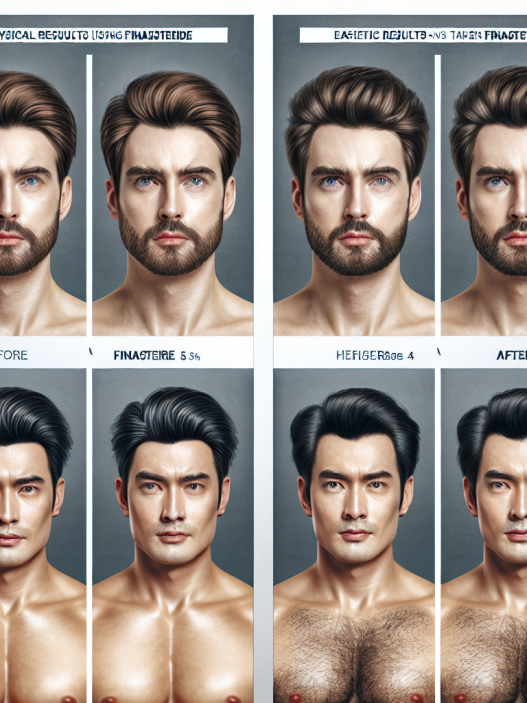 Diferencias entre resultados físicos y estéticos con Finasteride