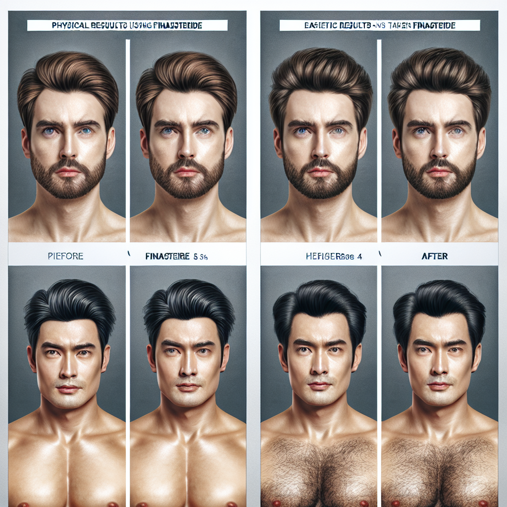 Diferencias entre resultados físicos y estéticos con Finasteride