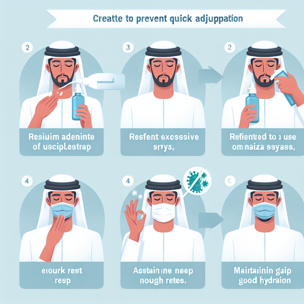 Cómo evitar la adaptación rápida al uso de Aerosoles nasales