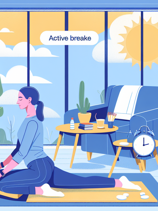 Cómo programar descansos activos mientras usas Terapia posterior al curso