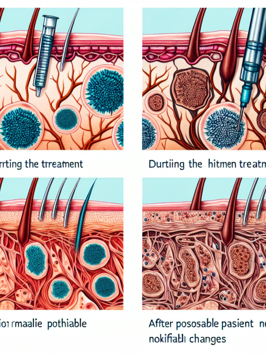 Qué cambios hay en la piel durante el uso de Testis Compositum