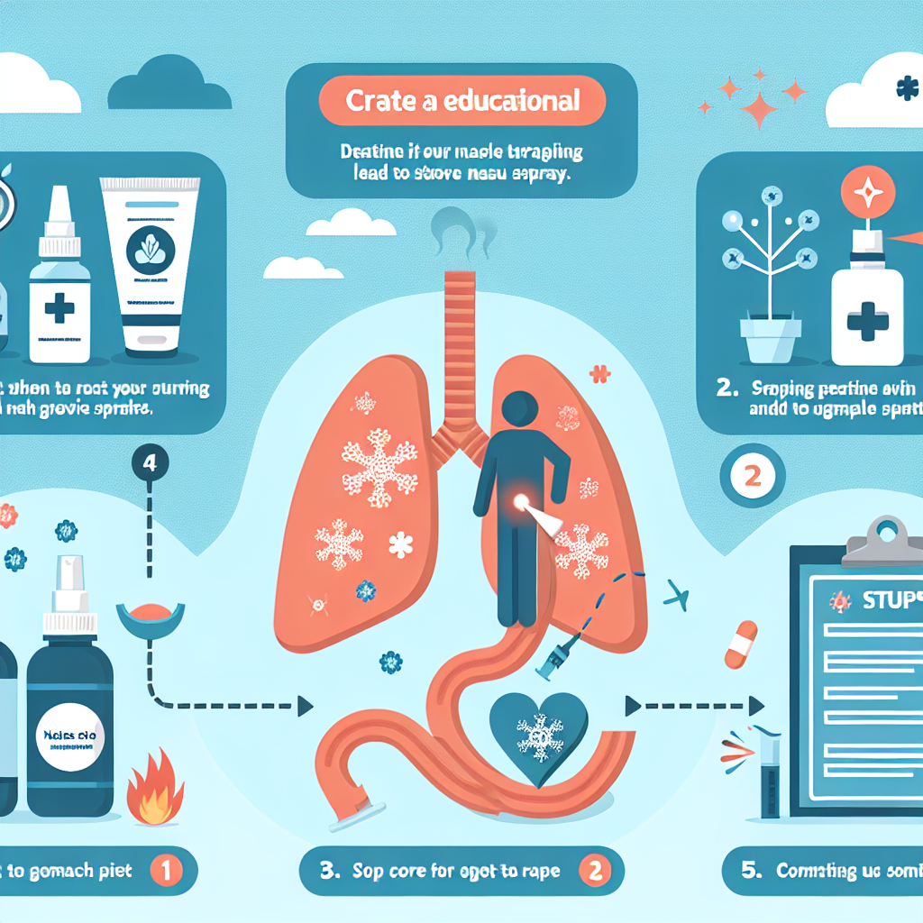 Qué hacer si Aerosoles nasales causa ardor estomacal