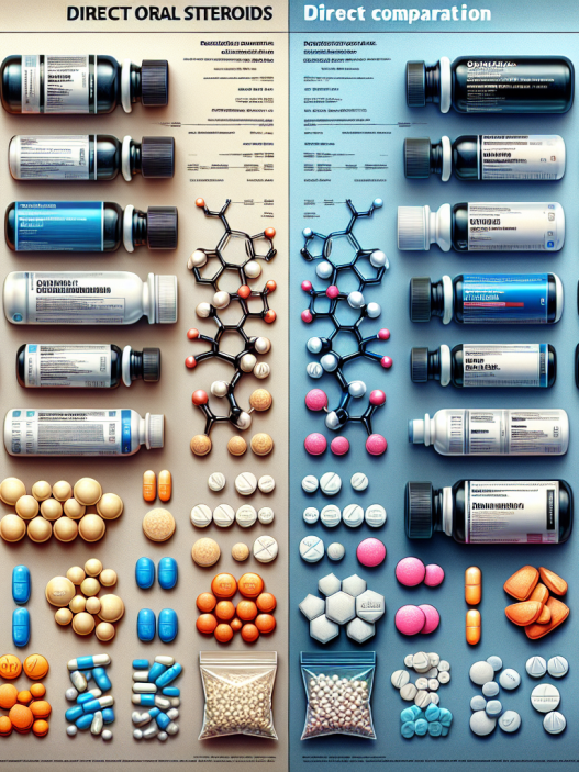 otros esteroides orales: comparativa directa