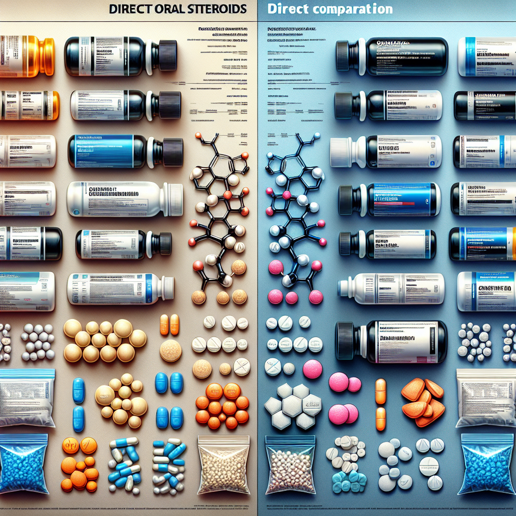 otros esteroides orales: comparativa directa
