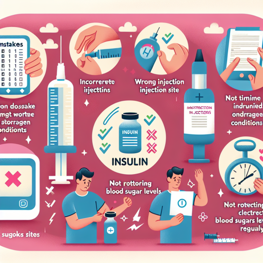 Principales errores al usar Insulina