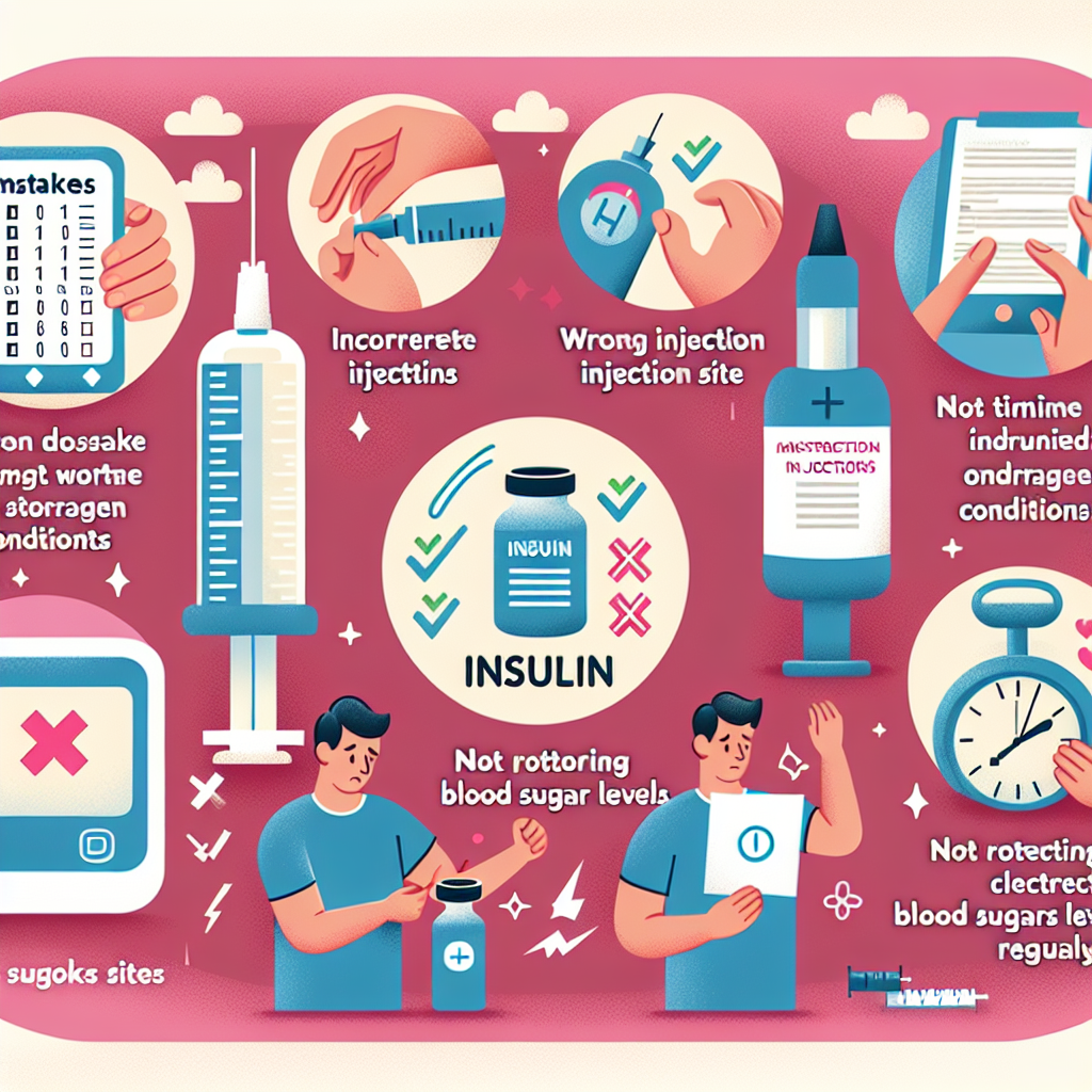 Principales errores al usar Insulina